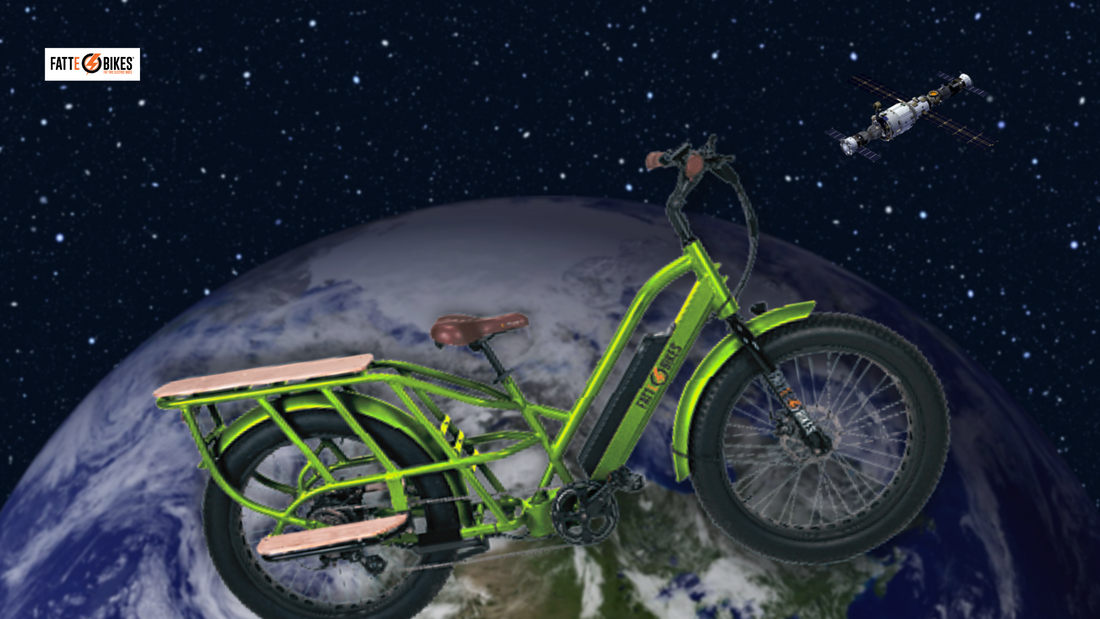 electric cargo bike in space
